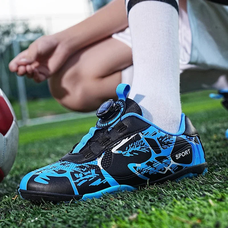 Kids Soccer Shoes – FG/TF Football Boots for Boys (Sizes 31–38)