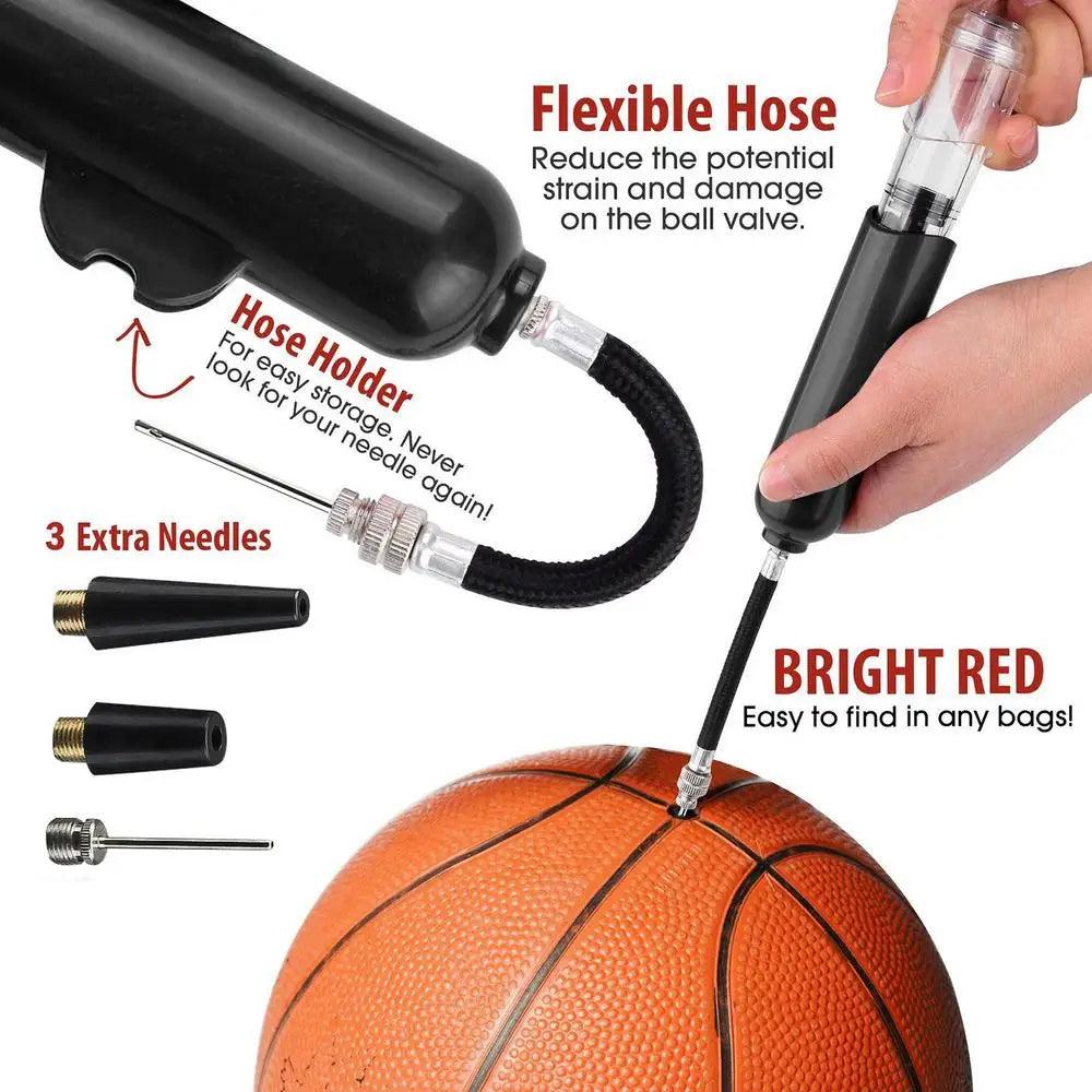 Portable Soccer Ball Pump – Multi-Sport Air Inflation Device for Football, Volleyball & More