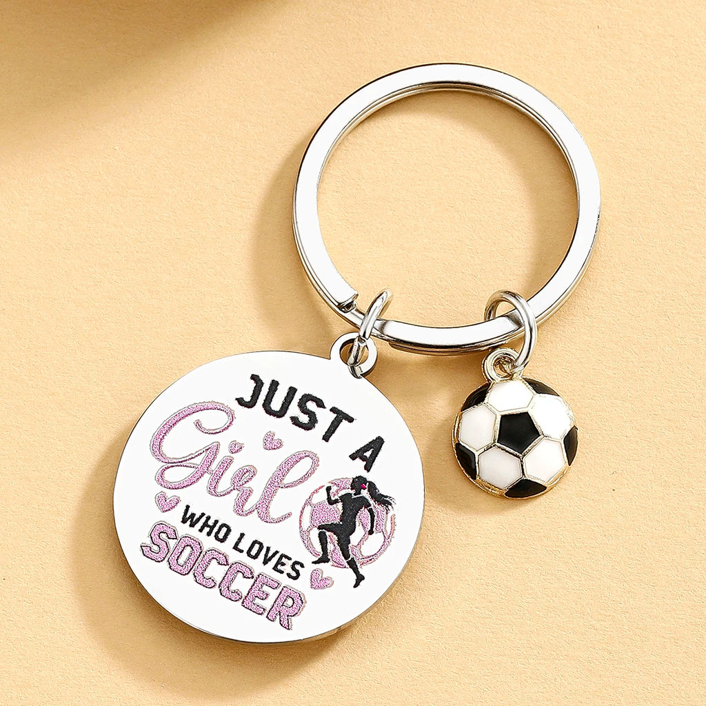 Soccer Gifts For Girls Women Best Soccer Themed Gift For soccer Players soccers Lover Gift For Unique soccers Keychain