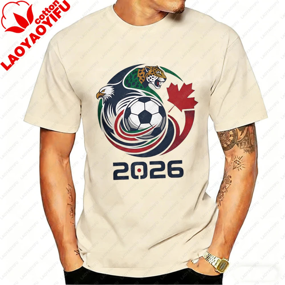 2026 World Cup Host Nations Tee – USA, Canada & Mexico Graphic Shirt