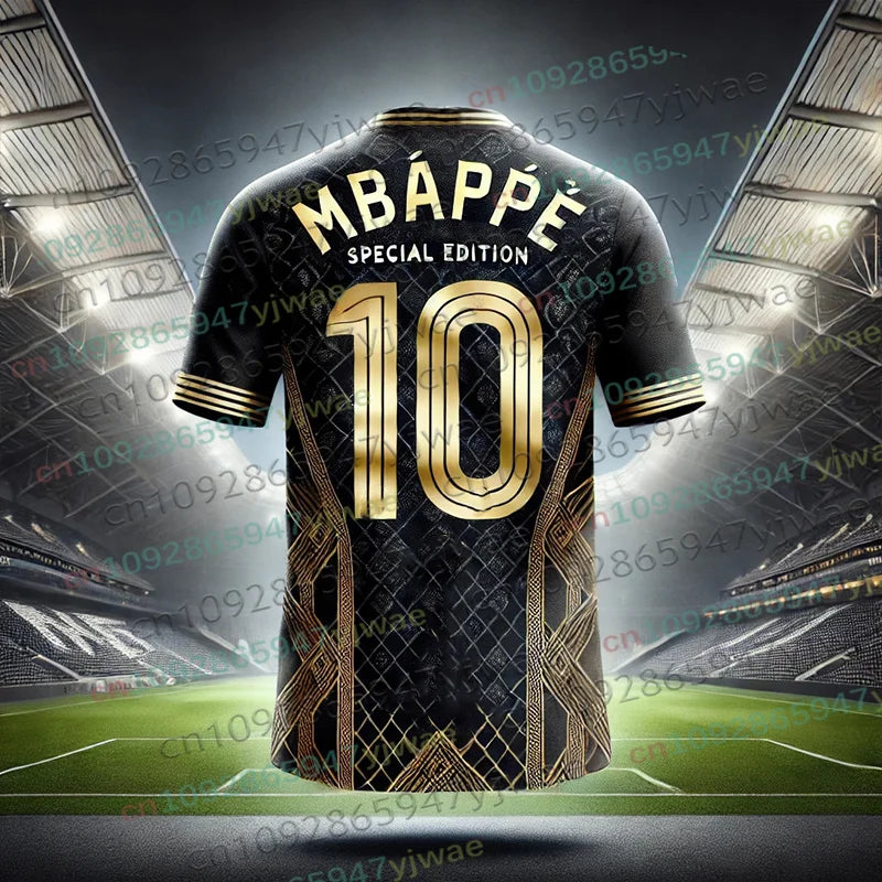 2026 New Special Edition Football Jersey Mbappé 10 Soccer Jersey Training Uniform Breathable Oversize Kid's Set Fan Tshirt Top