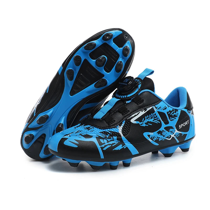 Kids Soccer Shoes – FG/TF Football Boots for Boys (Sizes 31–38)