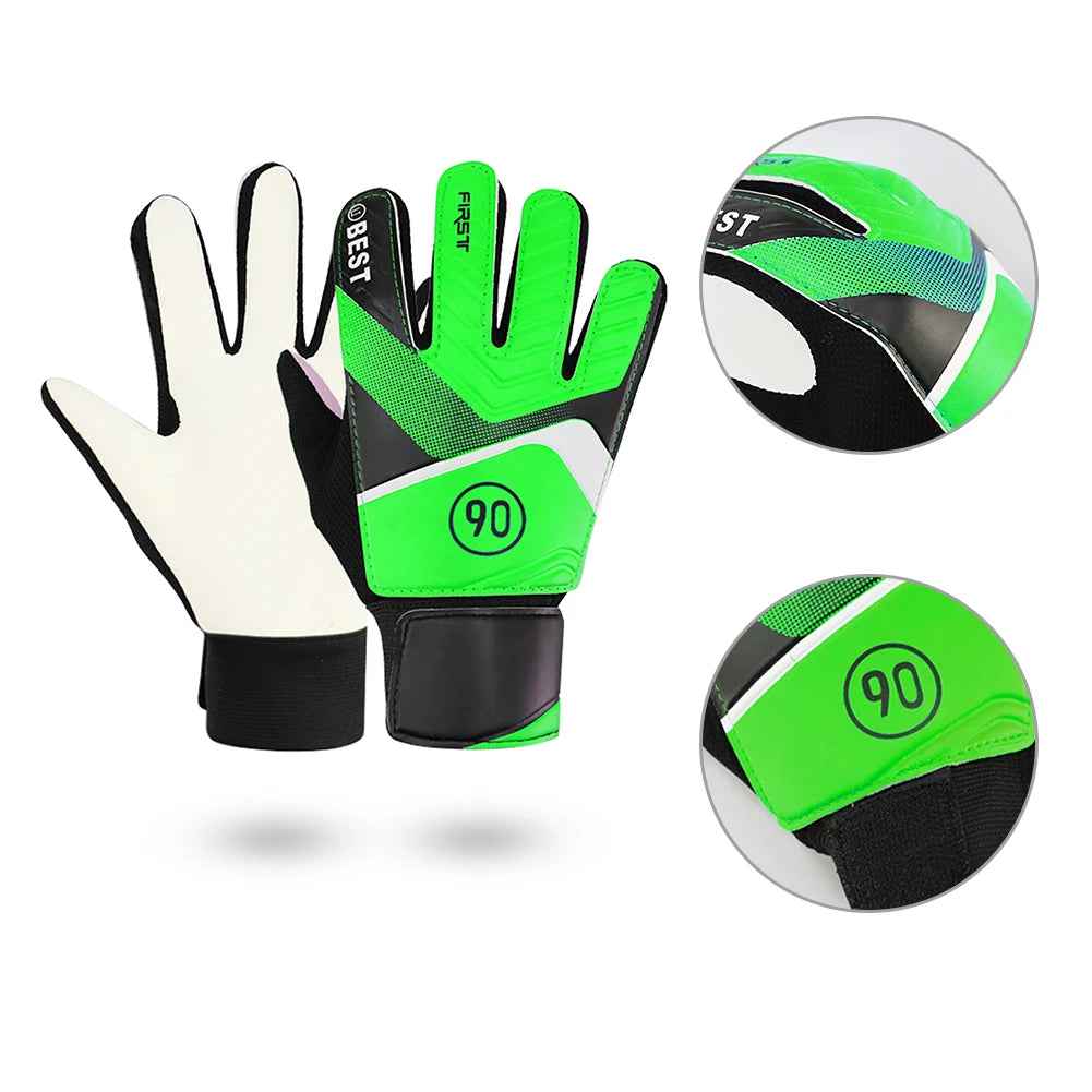 Children's Goalkeeper Gloves – Anti-Collision Latex PU | Kids Soccer Accessories