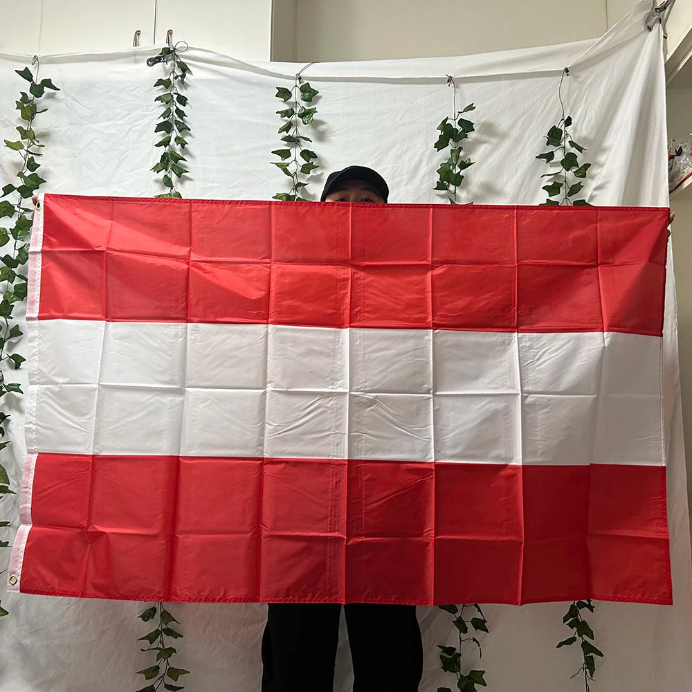 Austria Eagle Flag - Premium Coat of Arms Banner 3x5ft (90x150cm)