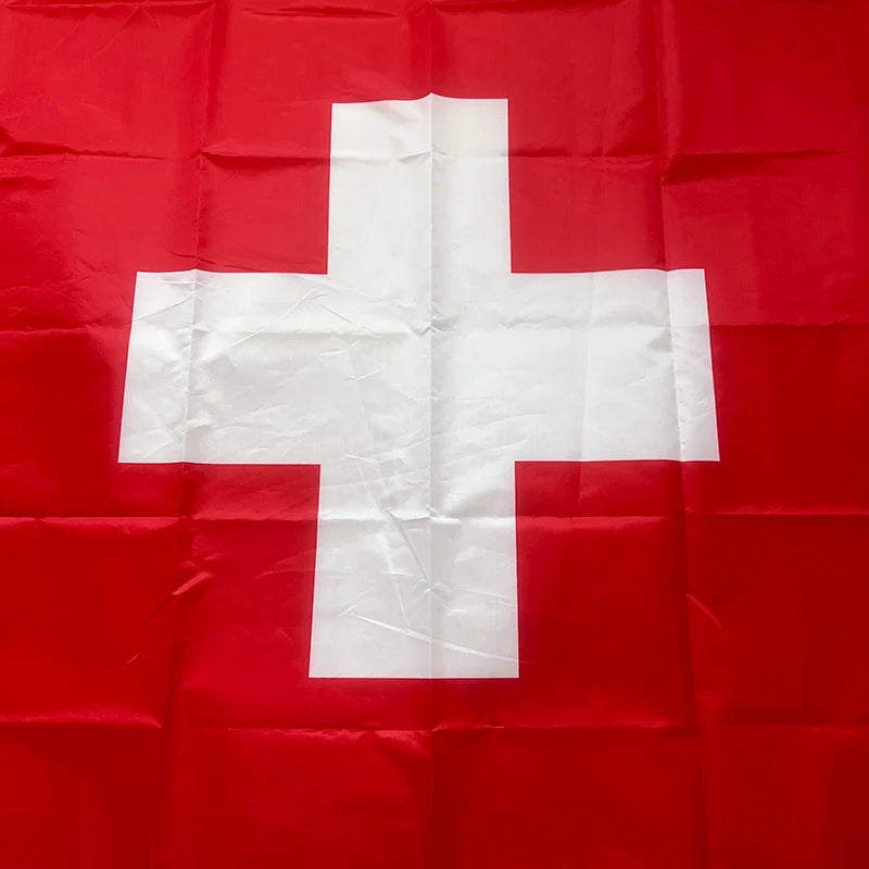 Switzerland Flag - Premium Swiss Banner 3x5ft (90x150cm)
