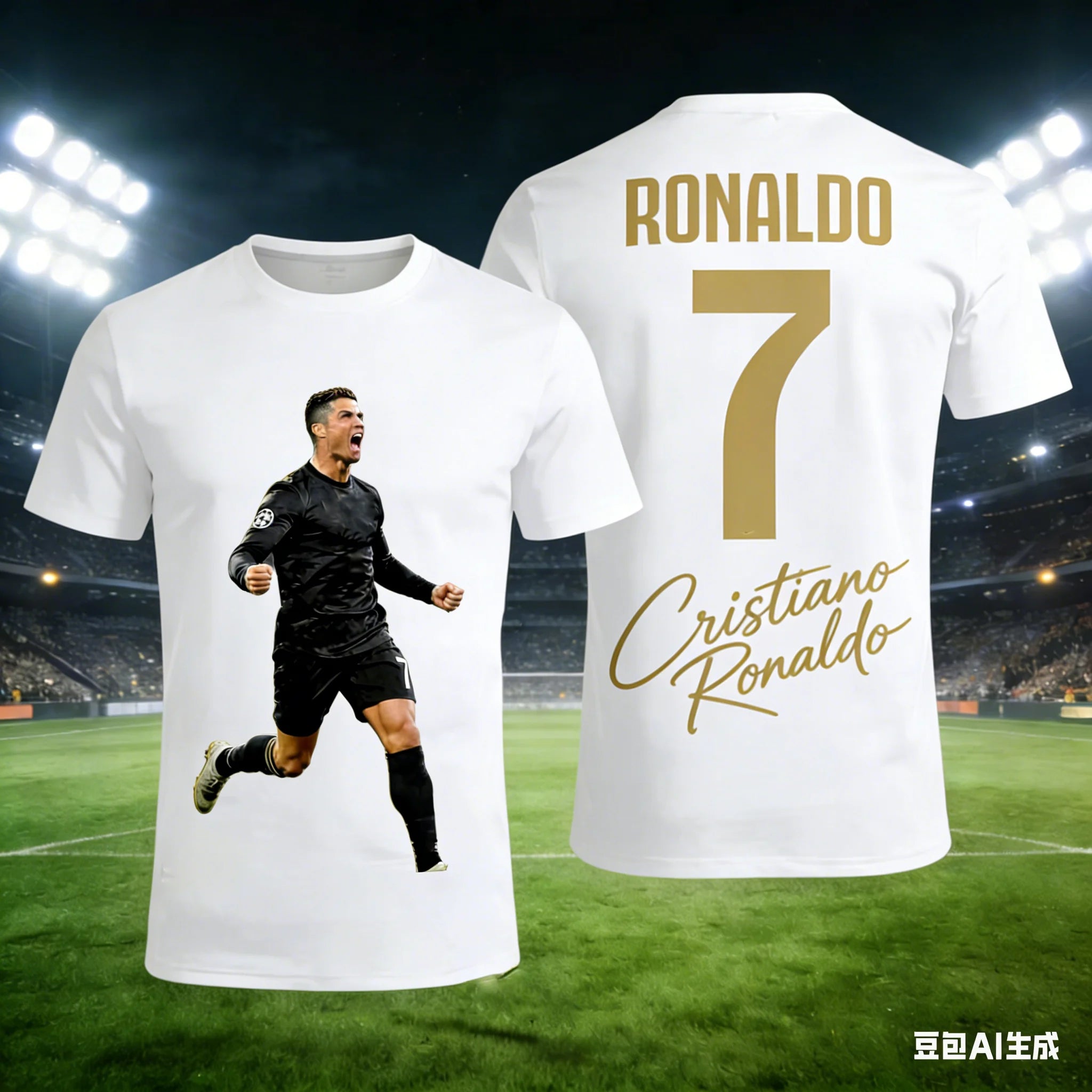 2026 Ronaldo #7 Football T-Shirt Men Women Kids Cotton Casual Soccer Fan Tee Breathable Comfortable Summer Top