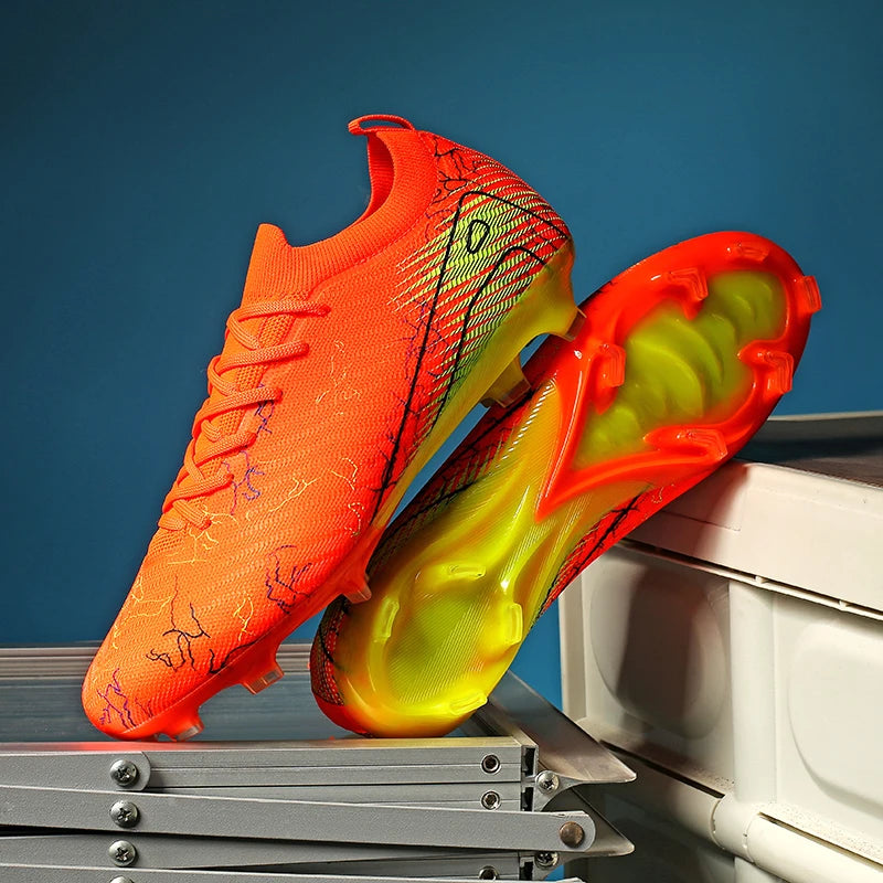 New Men's Soccer Shoes Top Quality Wholesale Cleats Football Boots Training Non-Slip Sneakers FG Drop Shipping Unisex Adult