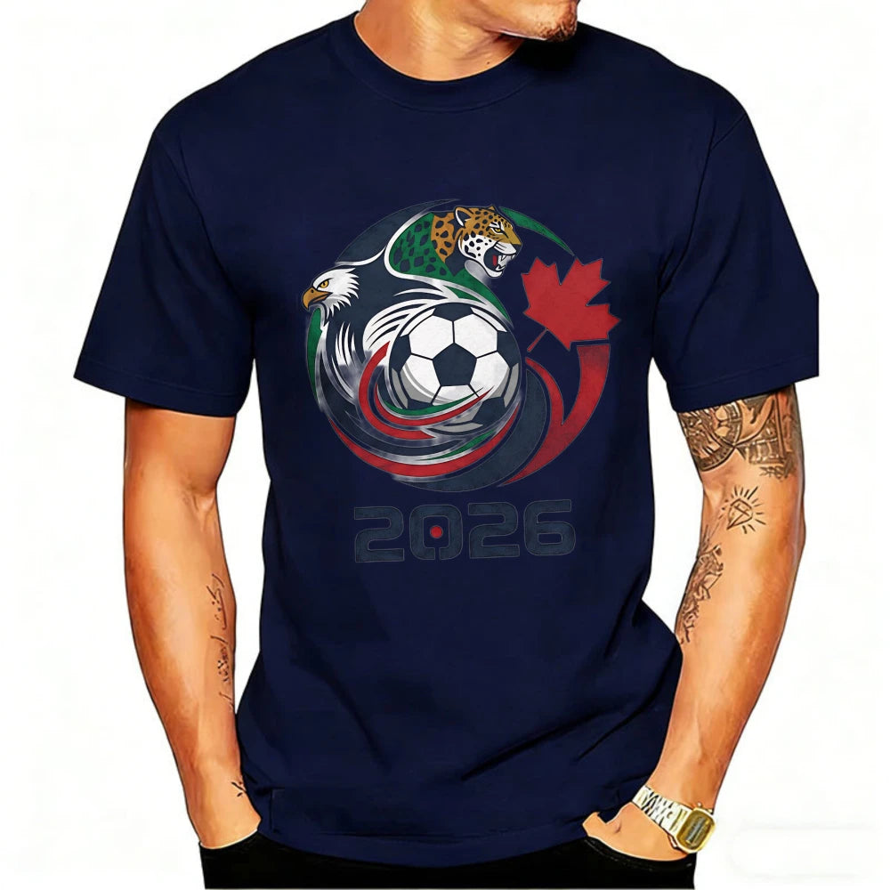 2026 World Cup Host Nations Tee – USA, Canada & Mexico Graphic Shirt