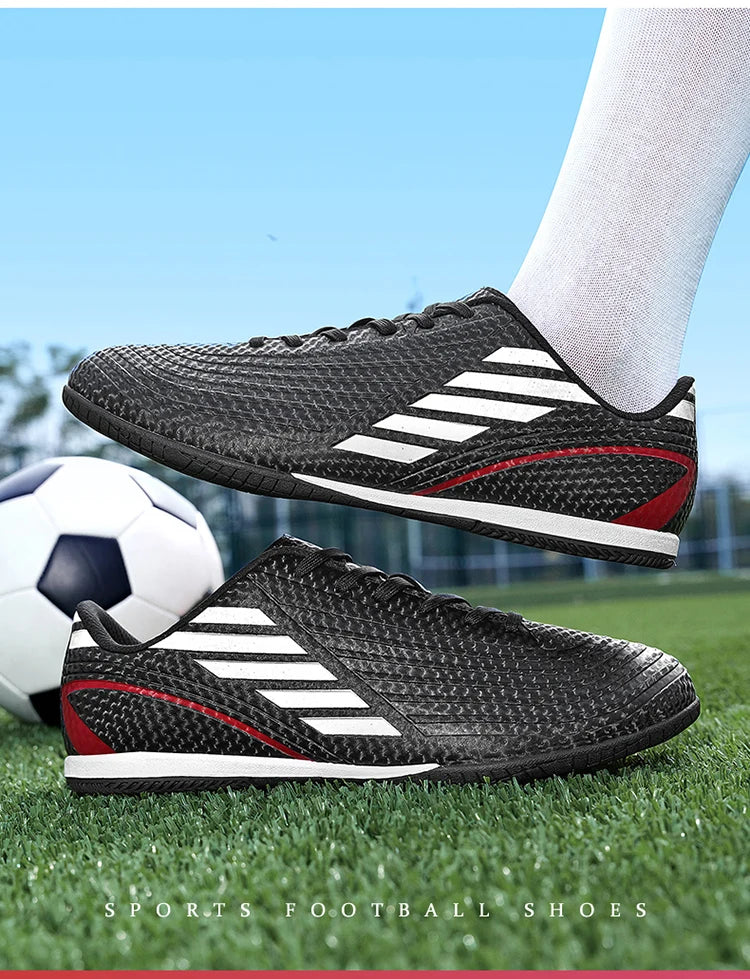 Indoor Soccer Shoes – Men's Futsal Boots for Hard Court (Sizes 32–45)
