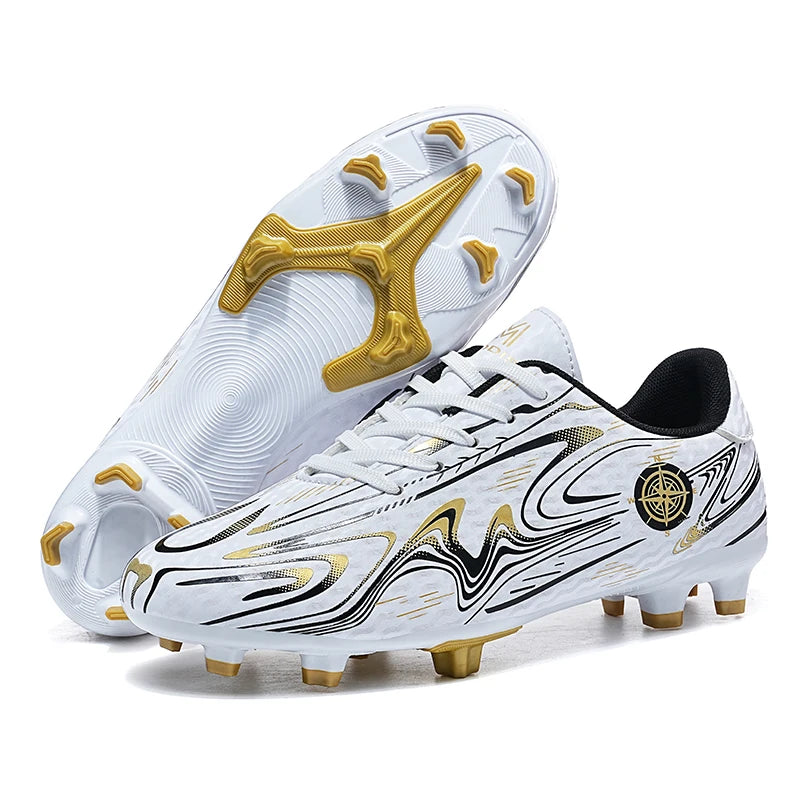 Men's & Women's Soccer Shoes – Waterproof Football Boots with Rubber Cleats