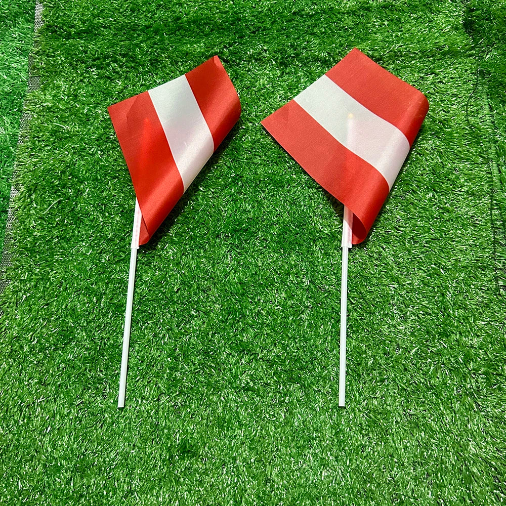 Austria Hand Waving Flags - Bulk Packs (10/20/50/100 PCS) 14x21cm