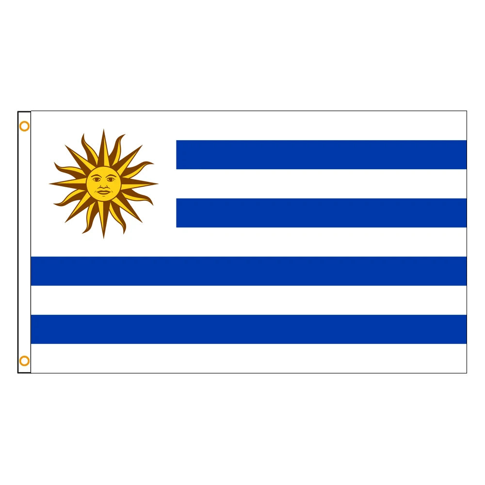 60×90 90x150 120×180CM Uruguay Emblem Flag Polyester Printed Banner Tapestry For Decor