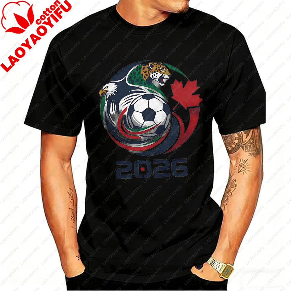 2026 World Cup Host Nations Tee – USA, Canada & Mexico Graphic Shirt