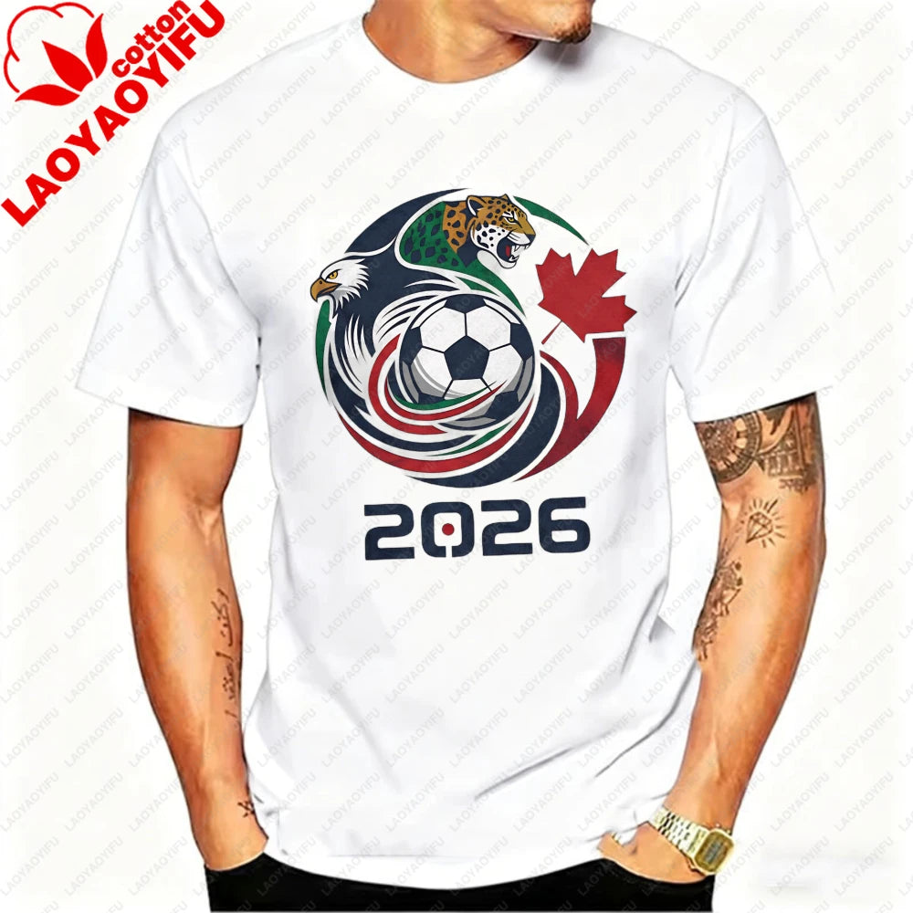 2026 World Cup Host Nations Tee – USA, Canada & Mexico Graphic Shirt