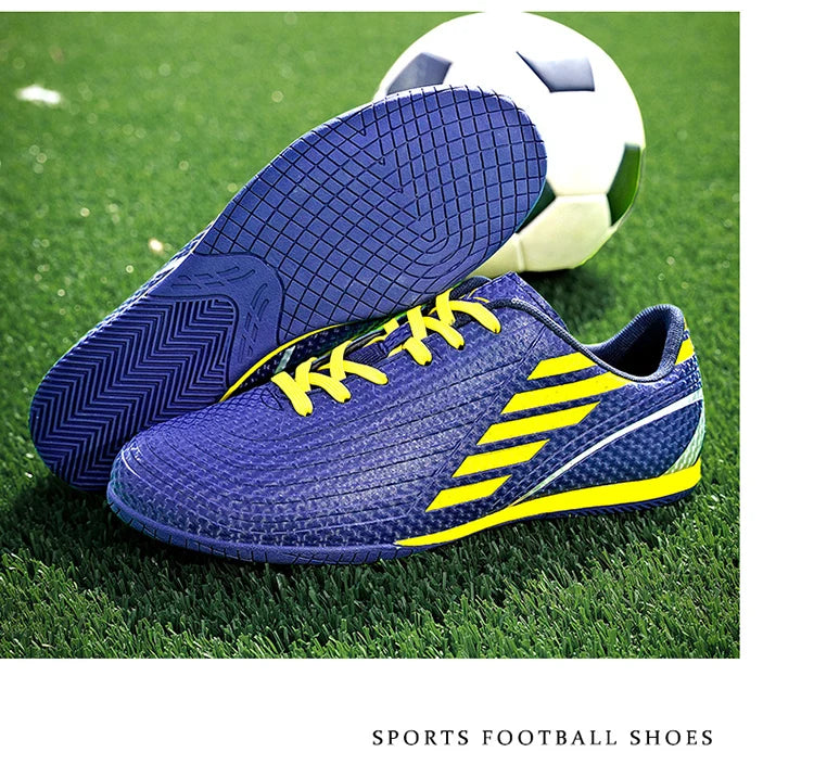 Indoor Soccer Shoes – Men's Futsal Boots for Hard Court (Sizes 32–45)