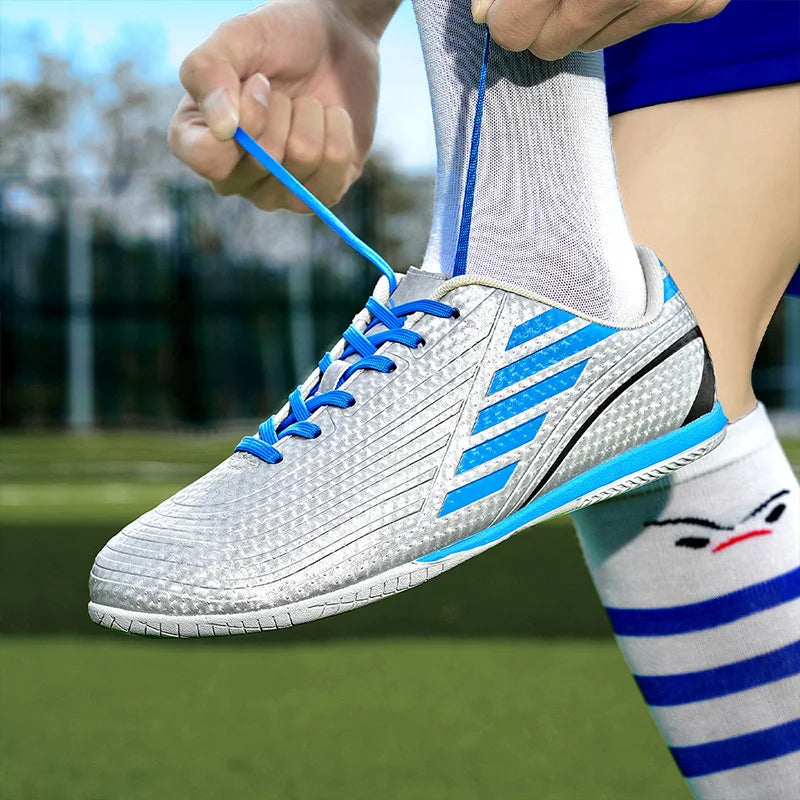 Indoor Soccer Shoes – Men's Futsal Boots for Hard Court (Sizes 32–45)
