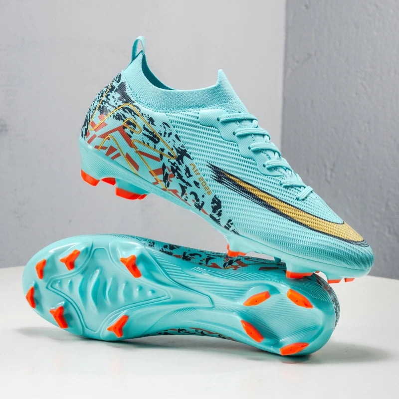 Popular Youth Training Soccer Shoes Comfortable Durable Match Cleats