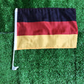 Germany Car Flag - German Flag 30x45cm with Plastic Flagpole | World Cup Fan Gear
