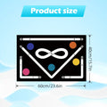 Soccer Ball Control Training Mat | Stable and Silent Rubber Base | Digital Guidance Design | Improve Ball Sense, Daily Training