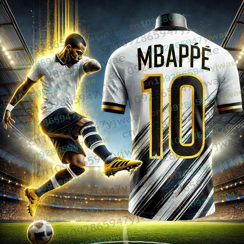 2026 New Special Edition Football Jersey Mbappé 10 Soccer Jersey Training Uniform Breathable Oversize Kid's Set Fan Tshirt Top