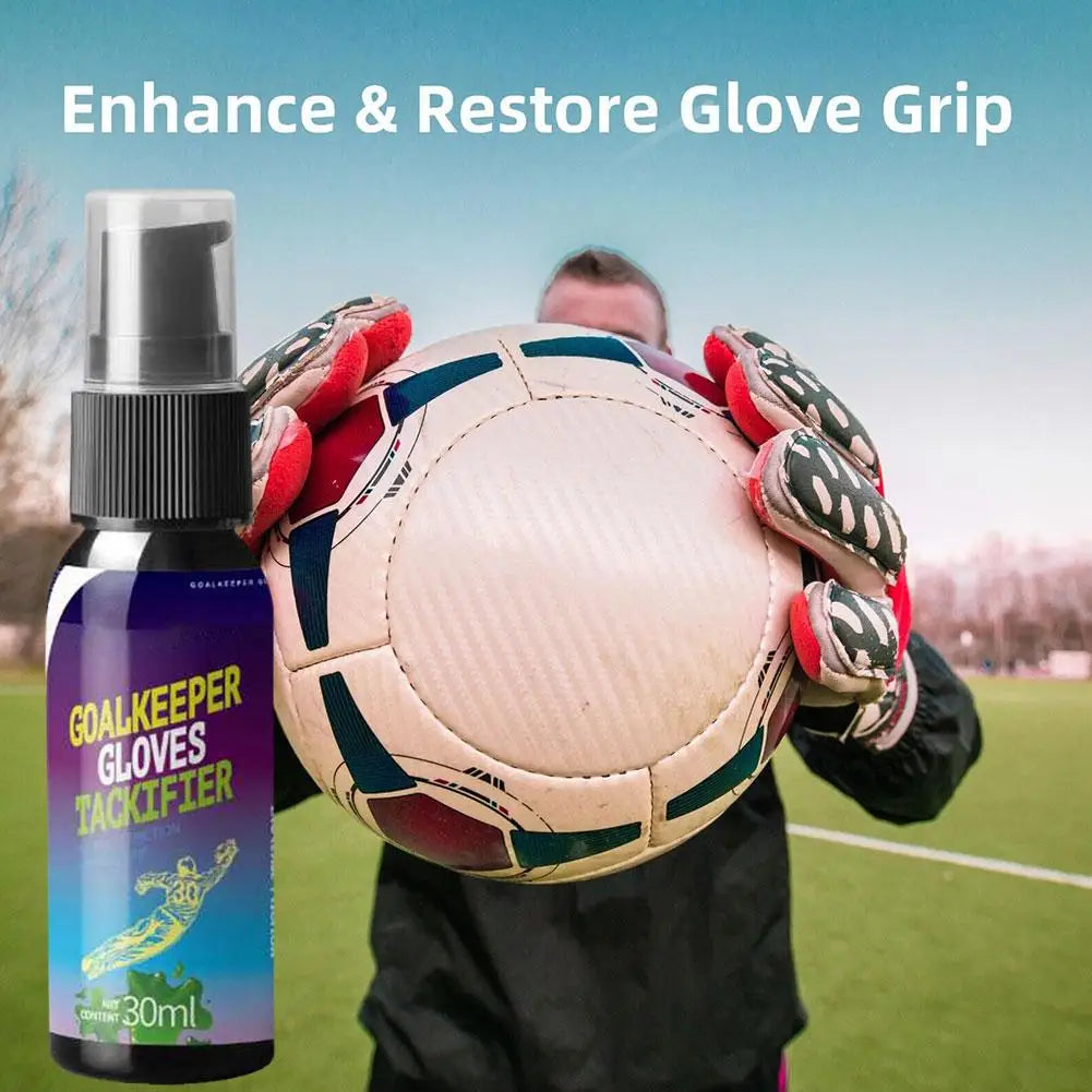 30ML Goalkeeper Glove Football Grip Spray For Goalkeeping Gloves Non-slip Enhanced Sticky Baseball Replacement Glove Glue