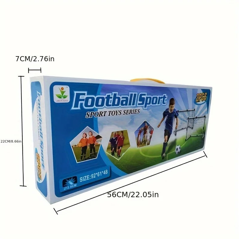 2pcs 92CM Portable Soccer Goal – Indoor & Outdoor