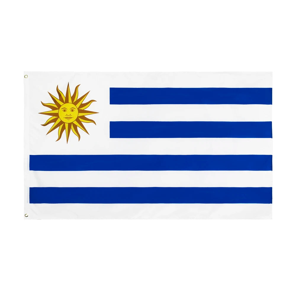 60×90 90x150 120×180CM Uruguay Emblem Flag Polyester Printed Banner Tapestry For Decor