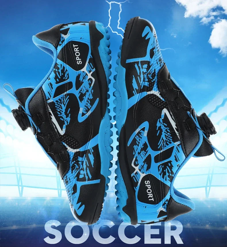 Kids Soccer Shoes – FG/TF Football Boots for Boys (Sizes 31–38)
