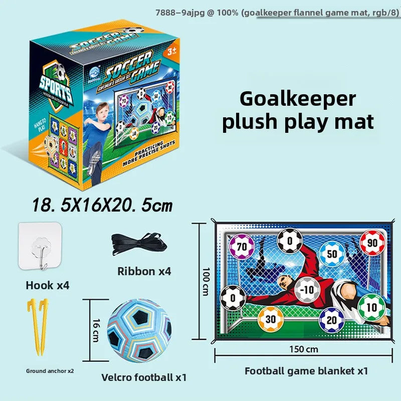 Soccer Target Goal Set – Numbered Zone Shooting Training Game