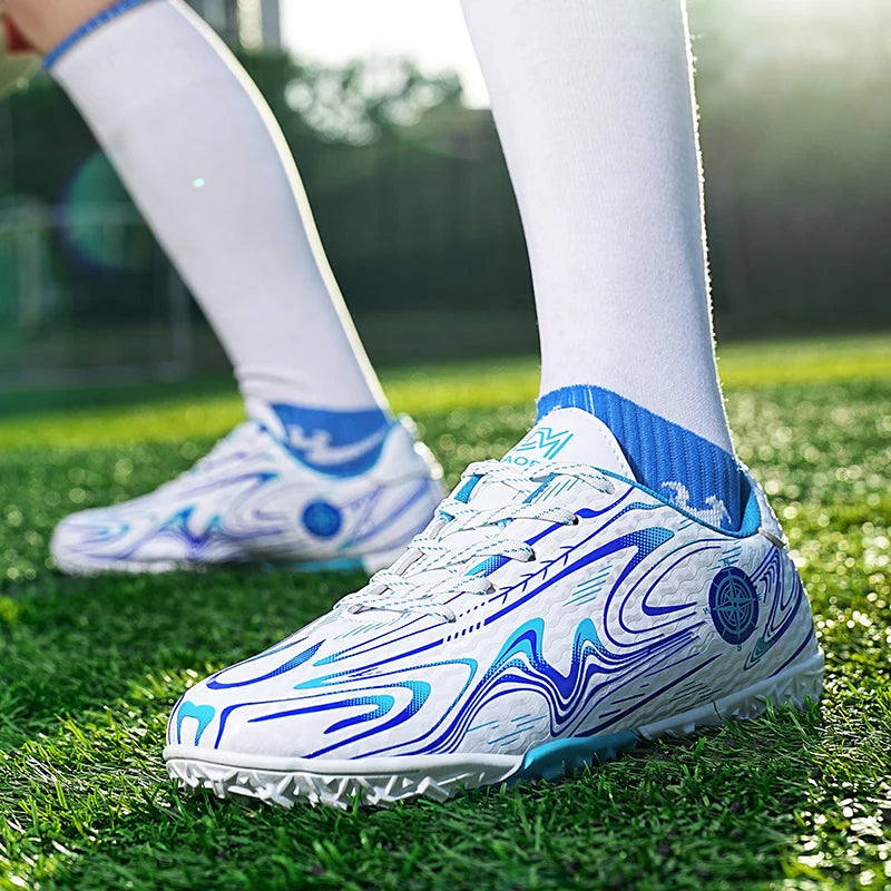 Men's & Women's Soccer Shoes – Waterproof Football Boots with Rubber Cleats