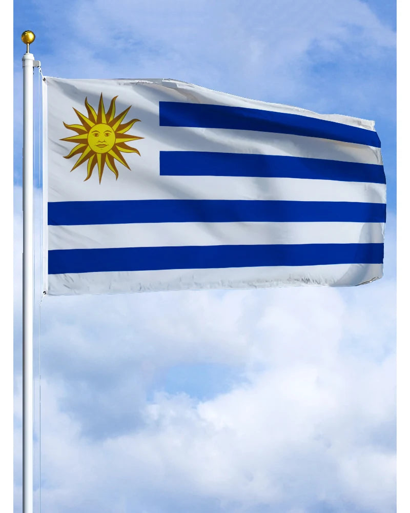 60×90 90x150 120×180CM Uruguay Emblem Flag Polyester Printed Banner Tapestry For Decor