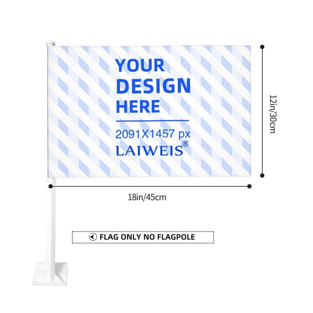 South Korea Car Flag 30x45cm | Taegukgi Window Flag