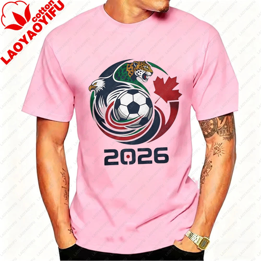 2026 World Cup Host Nations Tee – USA, Canada & Mexico Graphic Shirt