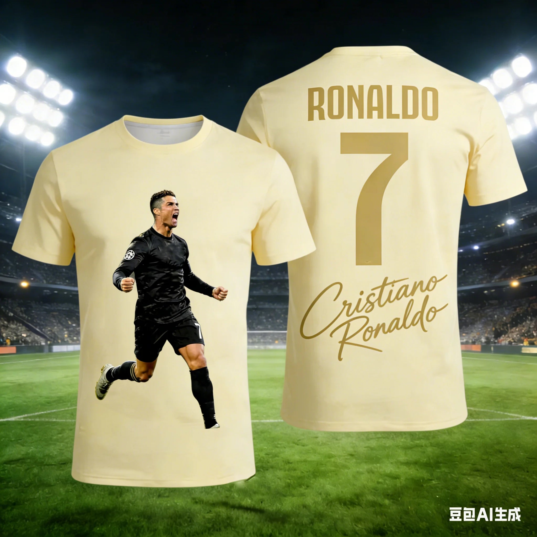 2026 Ronaldo #7 Football T-Shirt Men Women Kids Cotton Casual Soccer Fan Tee Breathable Comfortable Summer Top