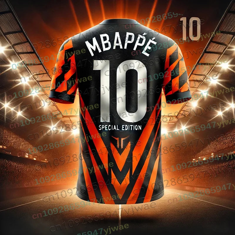 2026 New Special Edition Football Jersey Mbappé 10 Soccer Jersey Training Uniform Breathable Oversize Kid's Set Fan Tshirt Top