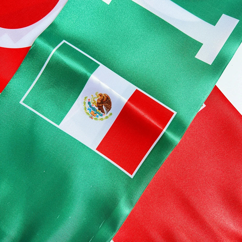 Mexico Flag Scarf – World Cup Fan Scarf 14x130cm