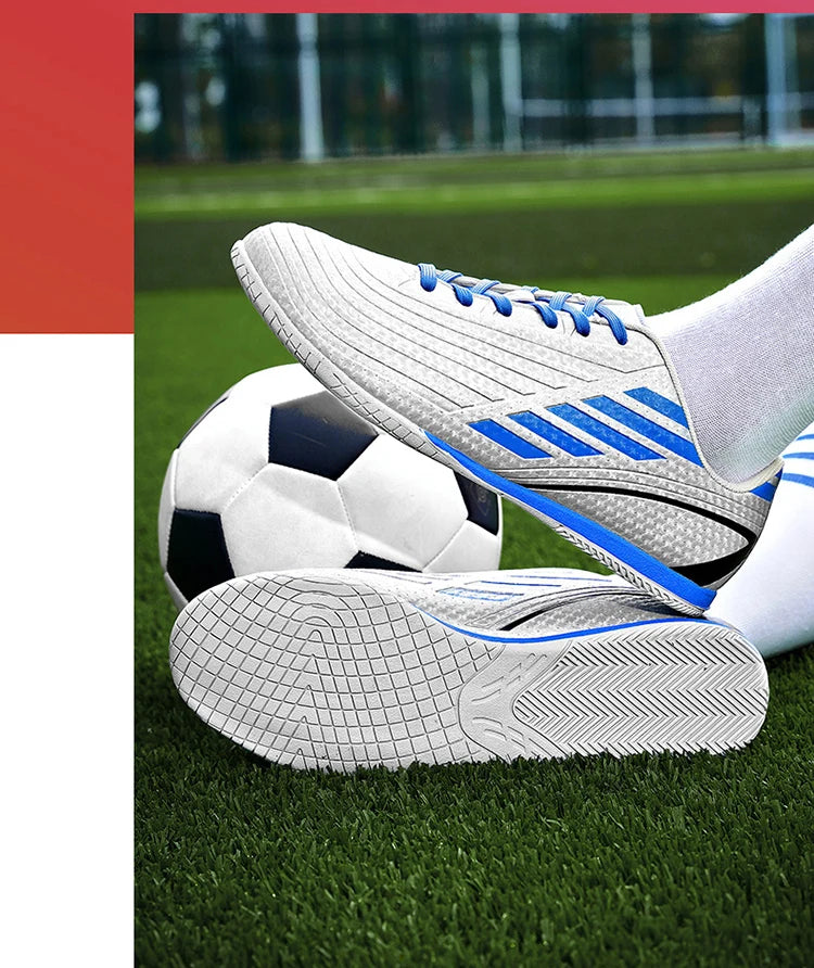 Indoor Soccer Shoes – Men's Futsal Boots for Hard Court (Sizes 32–45)