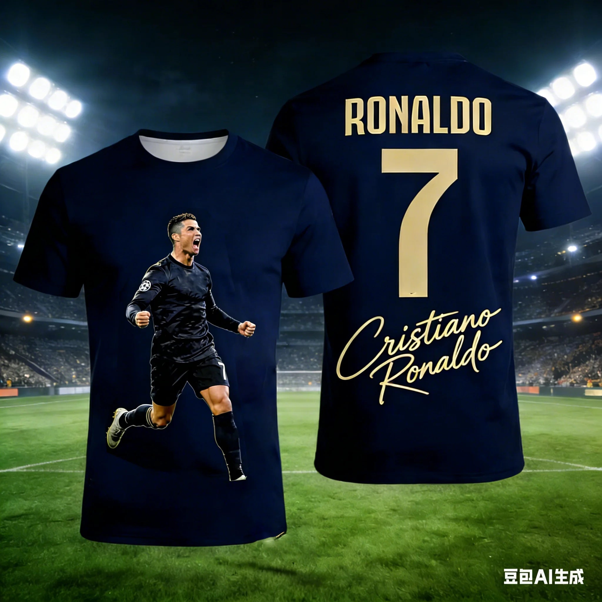 2026 Ronaldo #7 Football T-Shirt Men Women Kids Cotton Casual Soccer Fan Tee Breathable Comfortable Summer Top