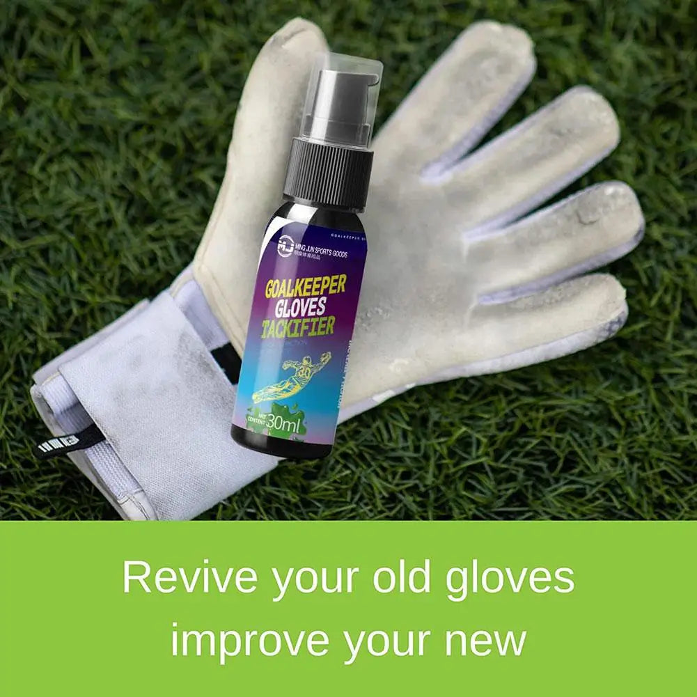 30ML Goalkeeper Glove Football Grip Spray For Goalkeeping Gloves Non-slip Enhanced Sticky Baseball Replacement Glove Glue