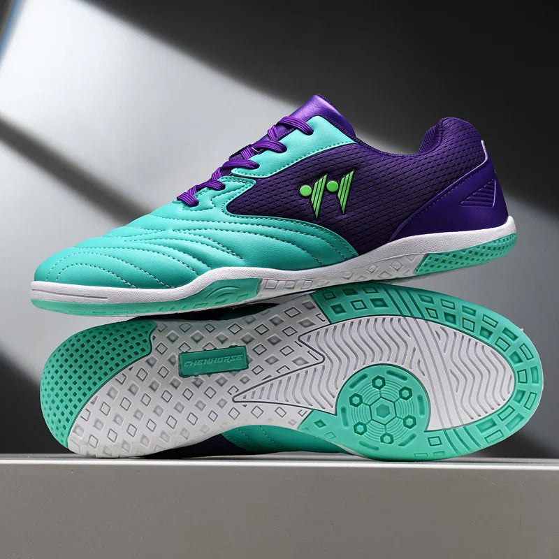 Men's High-Top Indoor & Outdoor Soccer Shoes | Non-Slip Futsal Sneakers & Football Boots