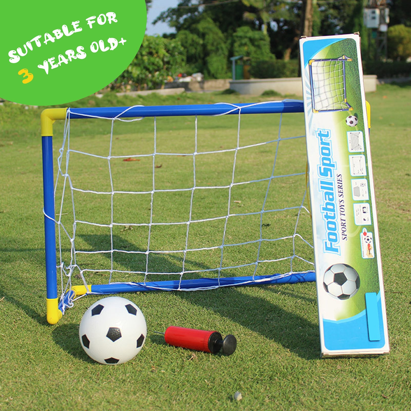 Mini Soccer Goal Set – Kids Indoor & Outdoor Football Toy