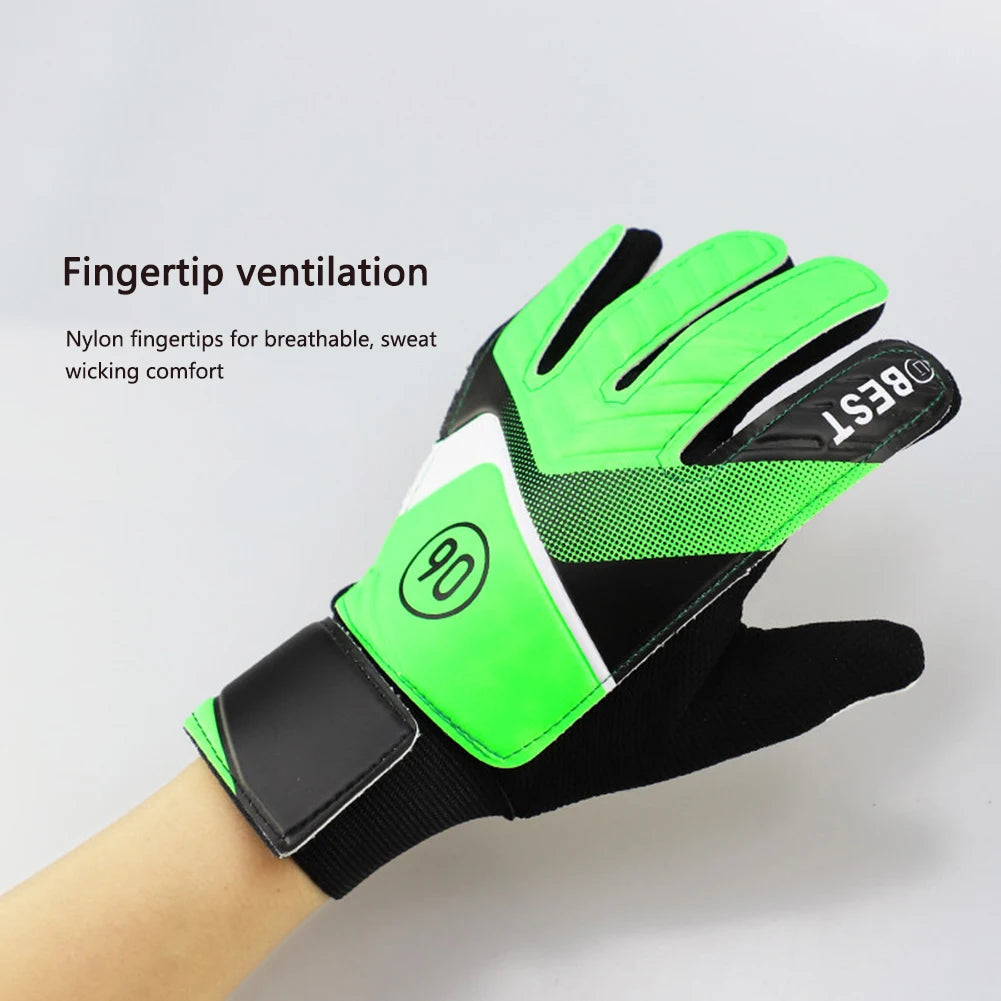 Children's Goalkeeper Gloves – Anti-Collision Latex PU | Kids Soccer Accessories