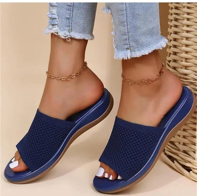 Women's Non-Slip Wedge Sandals – Soft & Comfortable Slides
