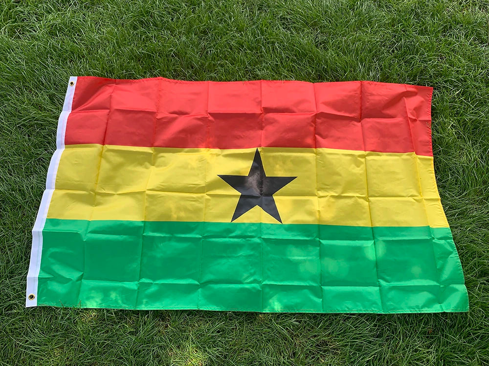 Ghana Flag 150x90cm - Premium Polyester National Flag