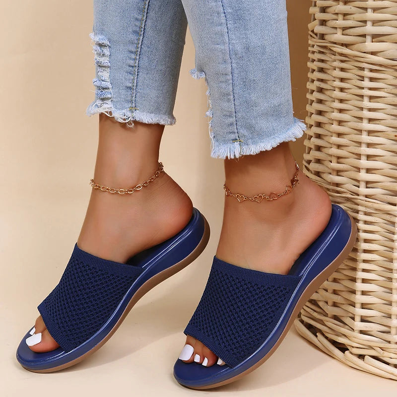 Women's Non-Slip Wedge Sandals – Soft & Comfortable Slides