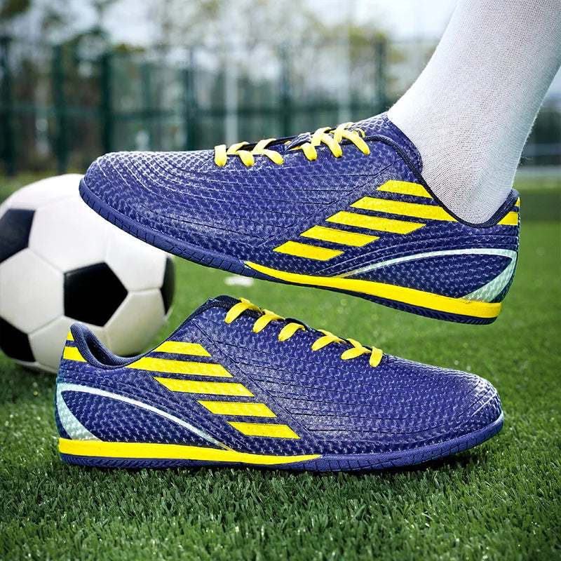 Indoor Soccer Shoes – Men's Futsal Boots for Hard Court (Sizes 32–45)
