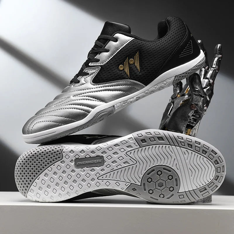 Men's High-Top Indoor & Outdoor Soccer Shoes | Non-Slip Futsal Sneakers & Football Boots