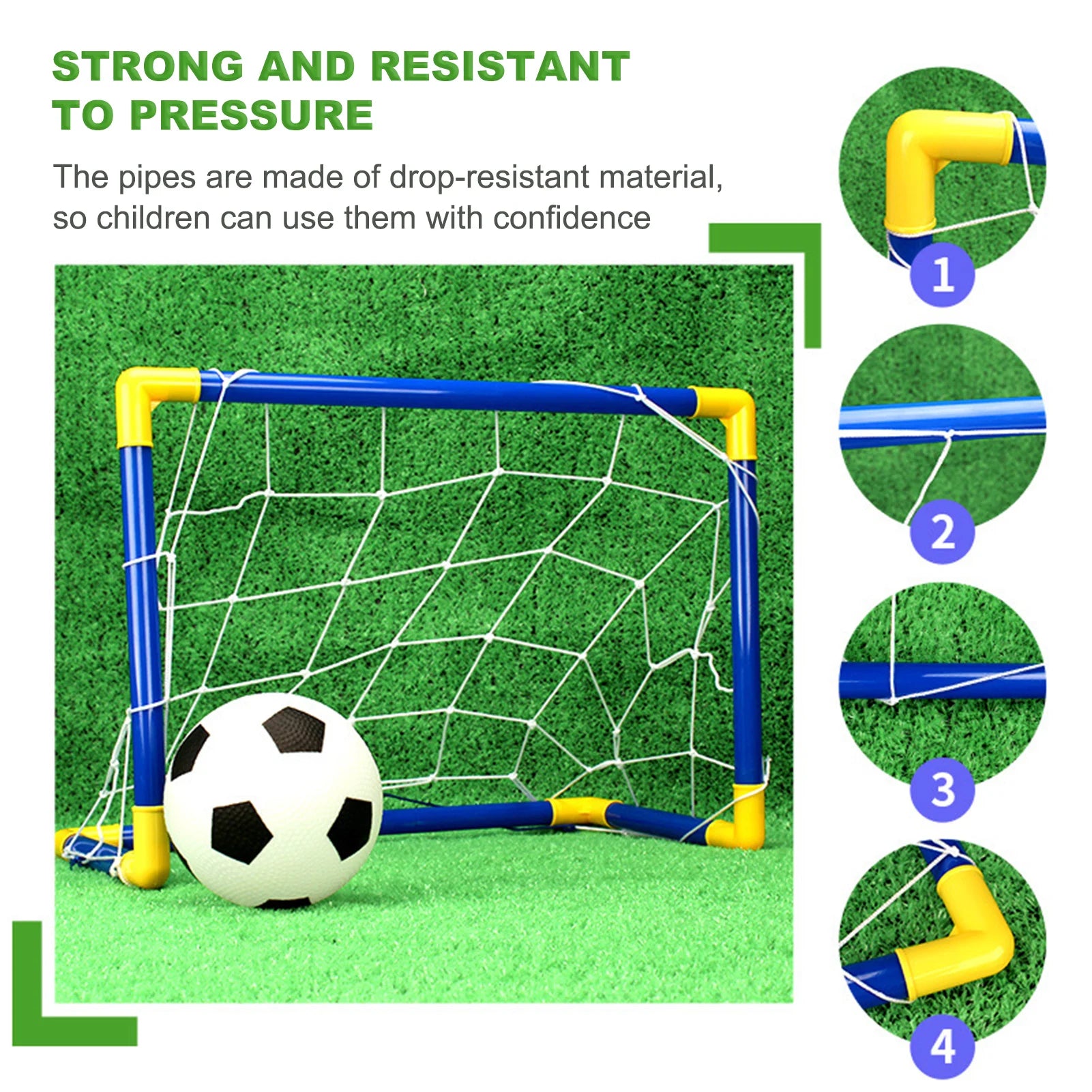 Mini Soccer Goal Set – Kids Indoor & Outdoor Football Toy