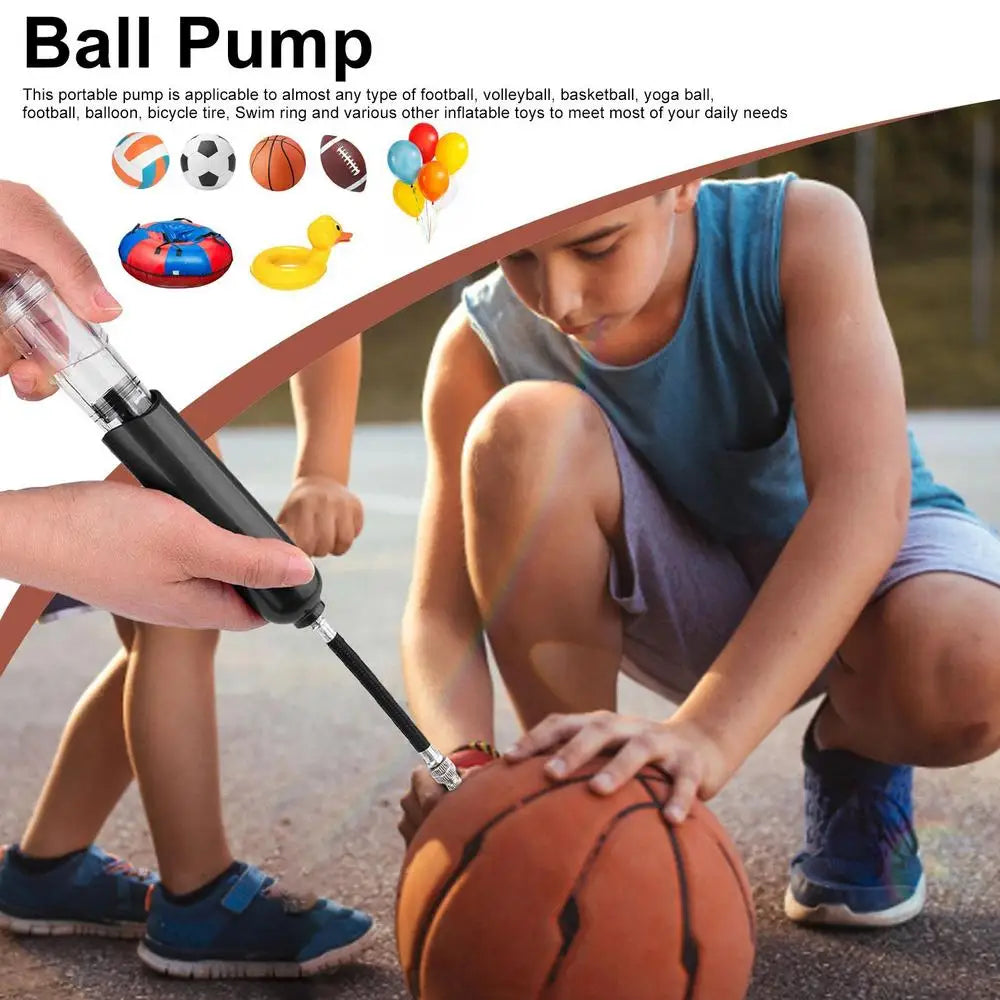 Portable Soccer Ball Pump – Multi-Sport Air Inflation Device for Football, Volleyball & More