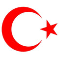 National Emblem of Turkey Durable Car Stickers Moon and Star Turkish Flag Waterproof Moto Tank Auto Decals for Window Body Door